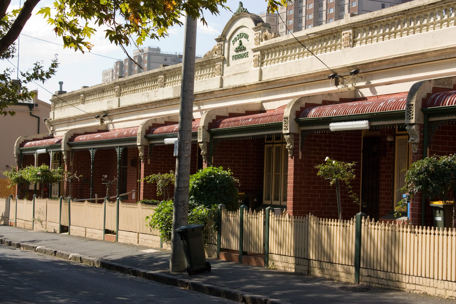 Victorian terrace houses on Fitzroy Street, Fitzroy
